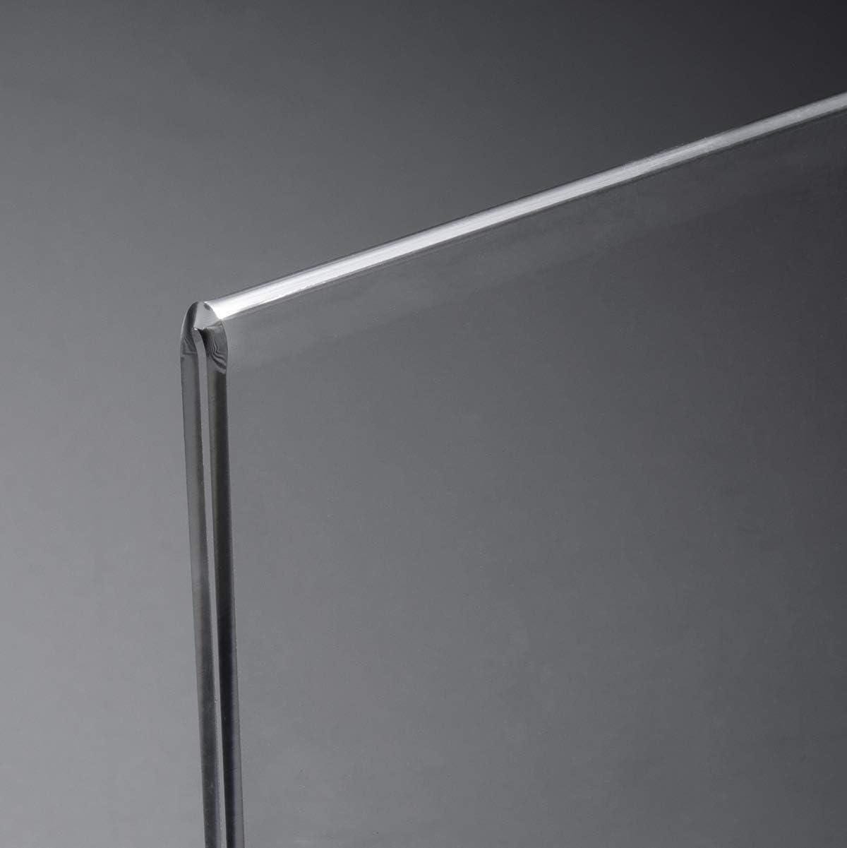 A4 Menühalter aus Acryl (Hochformat) – L-Form, 3er-Set - Spy Werbetechnik