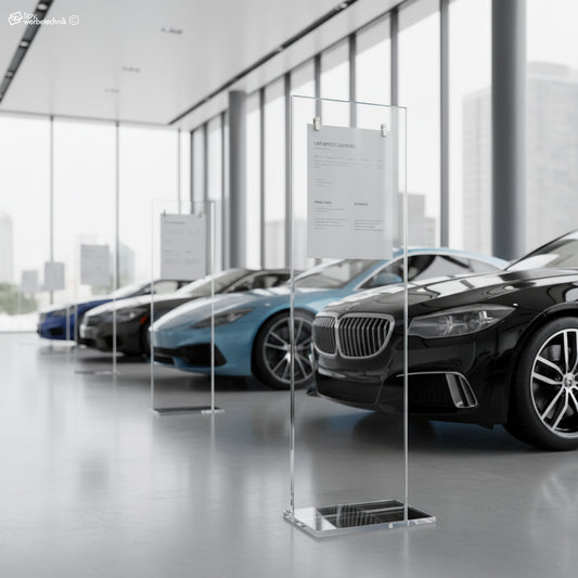 Acryl-Displays & Infoständer für Autohäuser