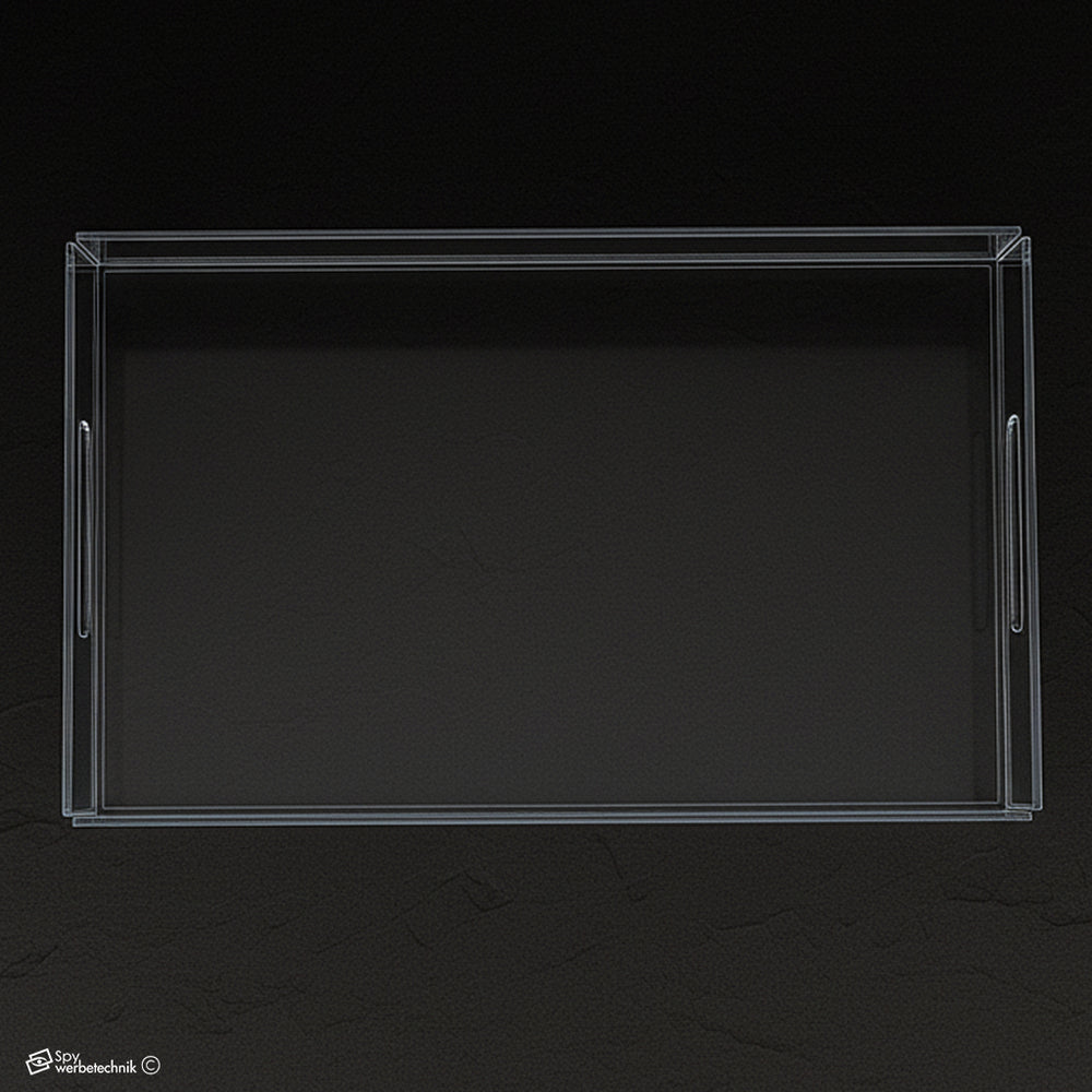 acryl serviertablett klar