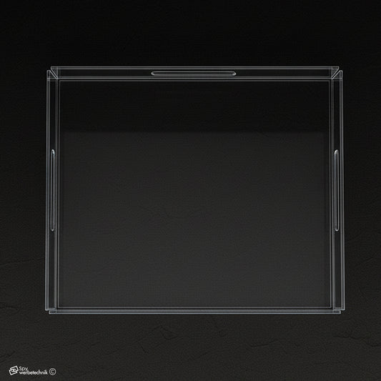 acryl serviertablett klar