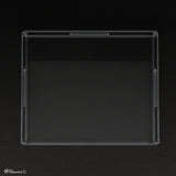 Individuelles klares Acryl-Serviertablett – Moderner rechteckiger Organizer mit Griffen – Personalisierbares Design – Robust & Transparent - Spy Werbetechnik