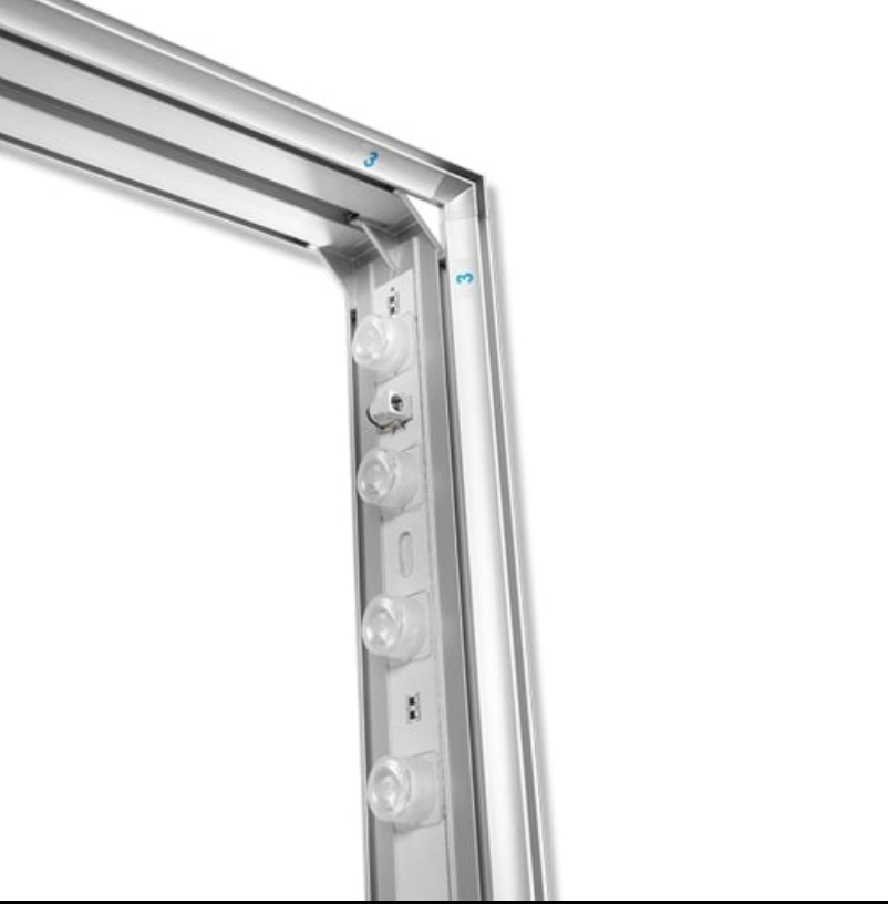 Transportable LED Messewand 1 x 2,5 m - Spy Werbetechnik