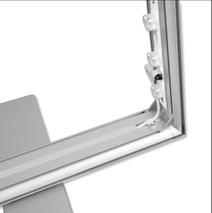Transportable LED Messewand 1 x 2,5 m - Spy Werbetechnik