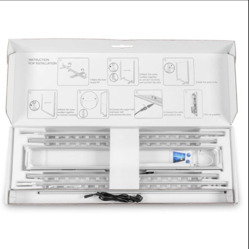 transportable led messewand 1 x 2 5 m