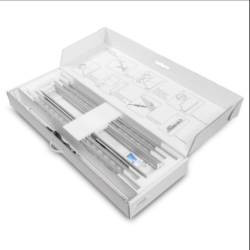 transportable led messewand 1 x 2 5 m