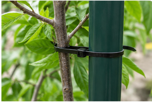 Kabelbinder Schwarz 100 Stück | 4 Größen 100-400mm | Nylon UV-beständig Bündel