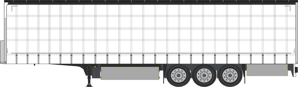 Standard-Seitenwände DB/DCE 9.5 ohne Zubehör | 46–50 Schnallen - Spy Werbetechnik