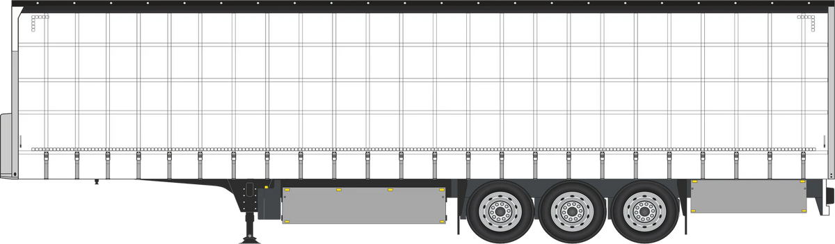 Standard-Seitenwände DB/DCE 9.5 ohne Zubehör | 46–50 Schnallen - Spy Werbetechnik