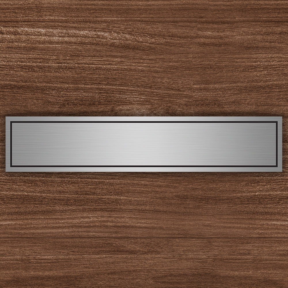 gravierte namens funktionsschilder pvc gold silber