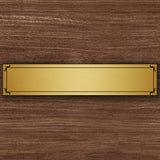 Gravierte Namens- & Funktionsschilder – PVC in Gold/Silber - Spy Werbetechnik
