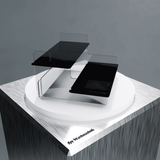 Acryl-Präsentationsständer 2-stöckig – Einsatz als Präsentationsdisplay auf der Verkaufstheke im Laden