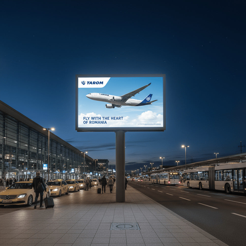 Backlit Banner – Detailansicht des transluzenten PVC-Materials für gleichmäßige Lichtverteilung