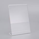 A4 Menühalter aus Acryl (Hochformat) – L-Form, 3er-Set - Spy Werbetechnik