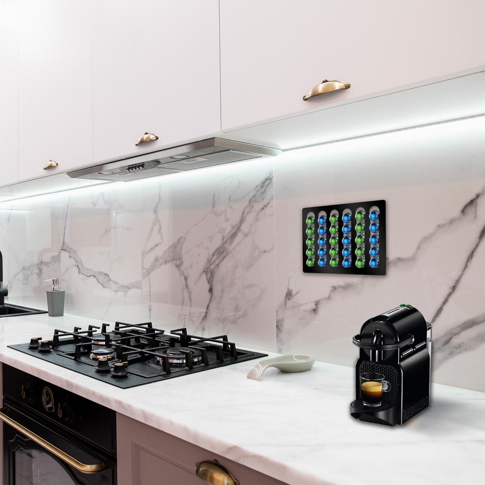 nespresso kapselhalter fur 30 kapseln selbstklebend mit doppelseitigem klebeband handgefertigter kaffeekapsel organizer