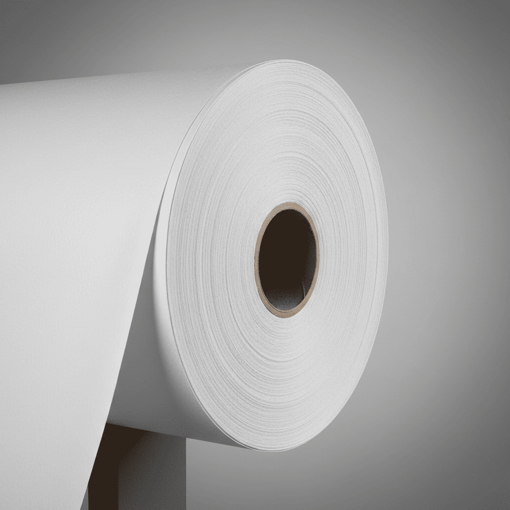 Blockout PVC Banner – Detailansicht des lichtundurchlässigen Materials mit Blockout-Schicht