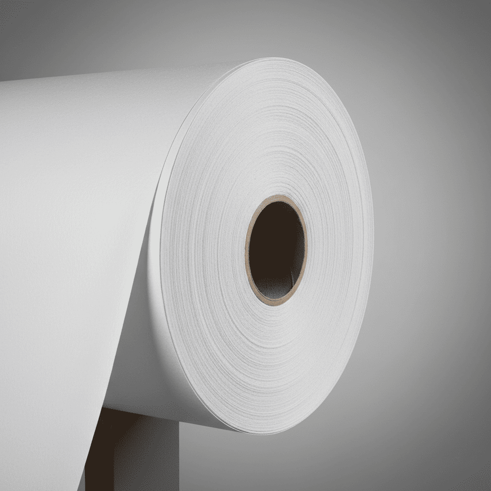 Blockout PVC Banner – Detailansicht des lichtundurchlässigen Materials mit Blockout-Schicht