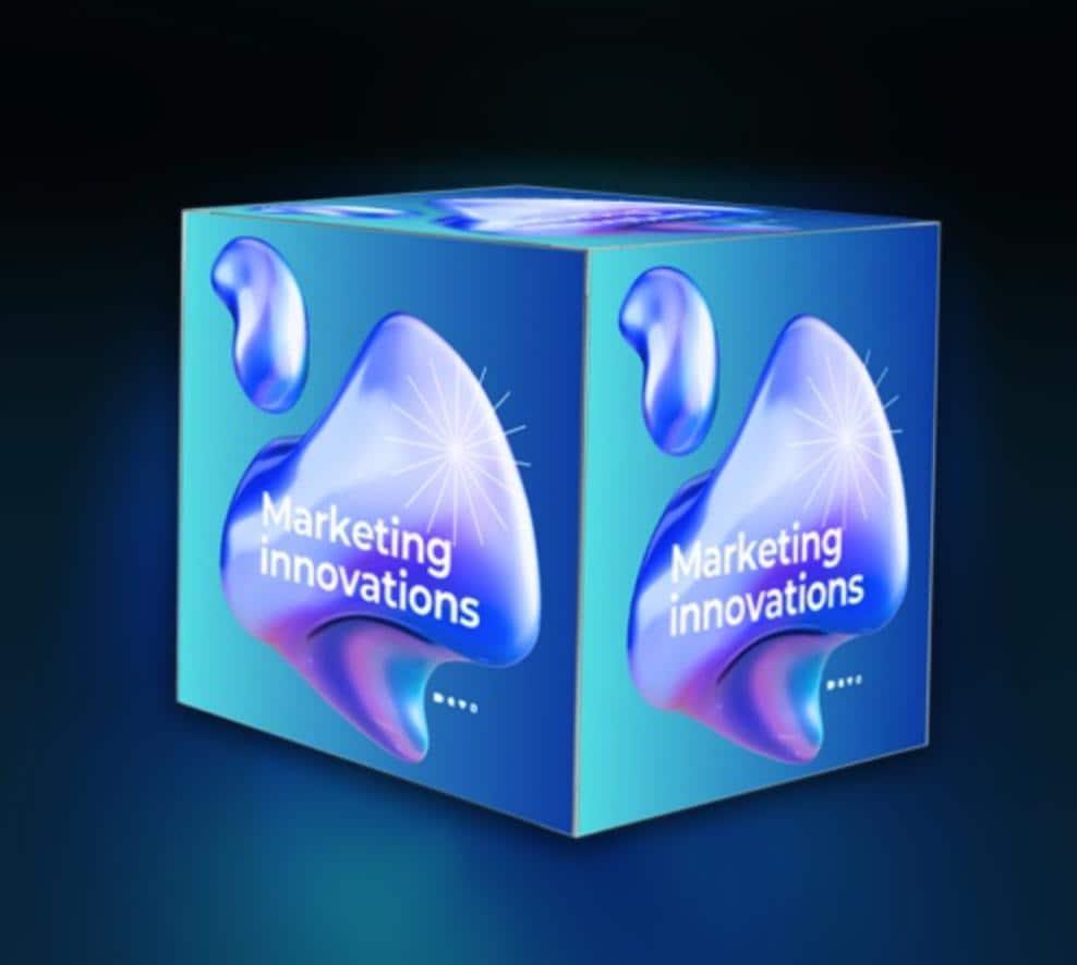 Customizable LED Light Cube – 40/60/80/100 cm – Backlit Fabric Sign, Exhibition Display, Portable Lightbox Cube - Spy Werbetechnik