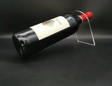 Acryl-Weinflaschenhalter Transparent – Moderner Flaschenständer im Schwebe-Design - Spy Werbetechnik