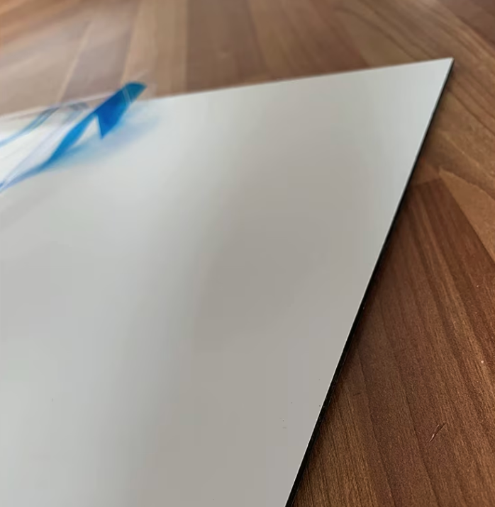 Alu-Verbundplatte 3 mm weiß | 40 x 40 cm – Detailansicht 8