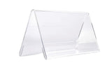 Acryl V-förmige Displayständer: A5/A6 Querformat Menühalter – 3er-Set - Spy Werbetechnik