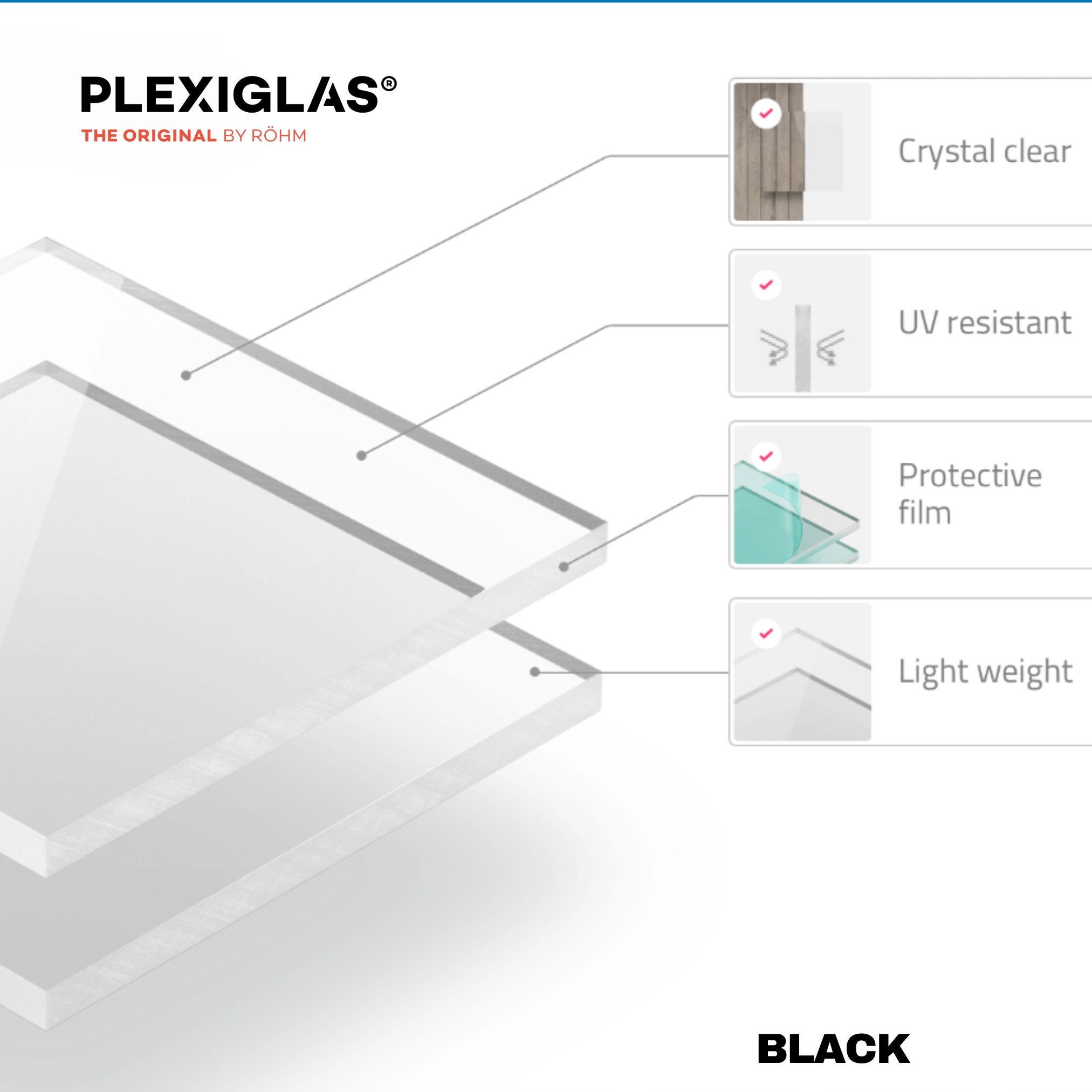 Set mit 3 Acryl Podesten – Plexiglas U-Aufsteller, Transparent & Stabil, Präsentationsständer für Produkte, Deko - Schaufenster - Spy Werbetechnik