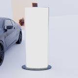 Doppelseitiges LED-Leuchtdisplay 80 × 160 cm – Detailansicht von Rahmenprofil und Acrylglasfläche