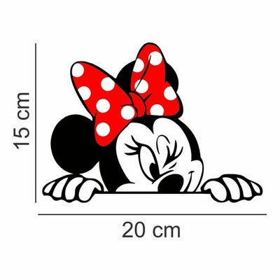 Minnie Autoaufkleber 15 x 20 cm | Oracal 651 – Detailansicht 5