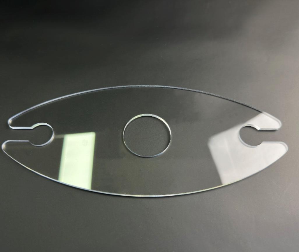 Champagnerglas-Halter aus transparentem Plexiglas – Eleganter Acrylständer für Events & Hochzeiten - Spy Werbetechnik