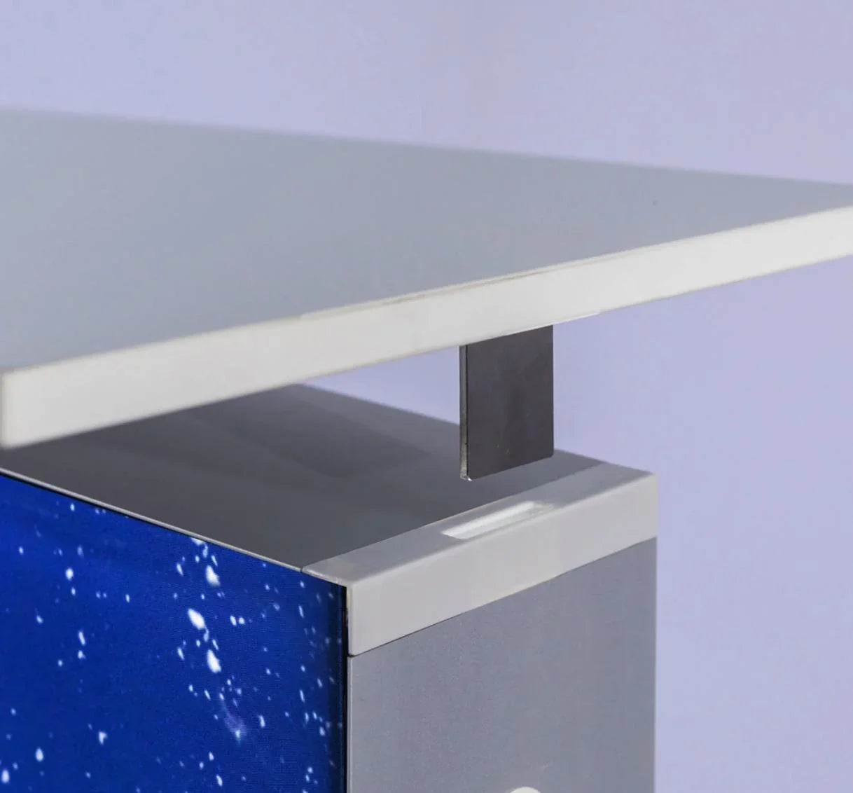 Portable LED Lightbox Desk – Individuell bedruckbare Textilfront – 100×40×100 cm – Messecounter mit Beleuchtung - Spy Werbetechnik