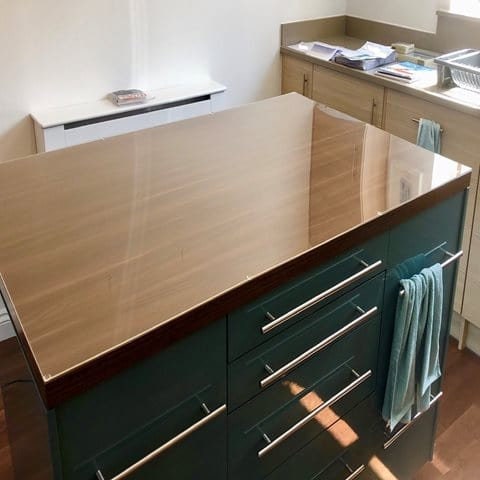 plexiglas tischschutz transparent