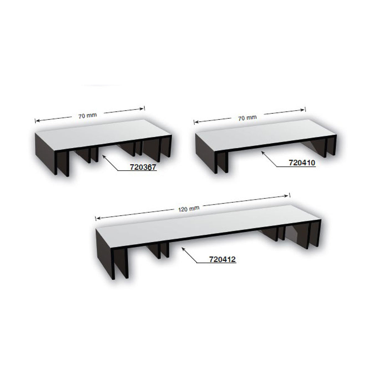 Leuchtkasten rund – Wandausleger, doppelseitig beleuchtet (Ø 75 cm), Detail der Wandhalterung und Auslegerkonstruktion