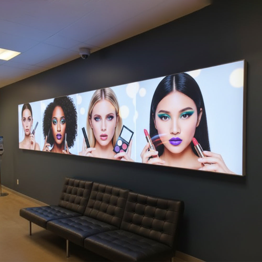 massgeschneiderter textil leuchtkasten fur ihr geschaft