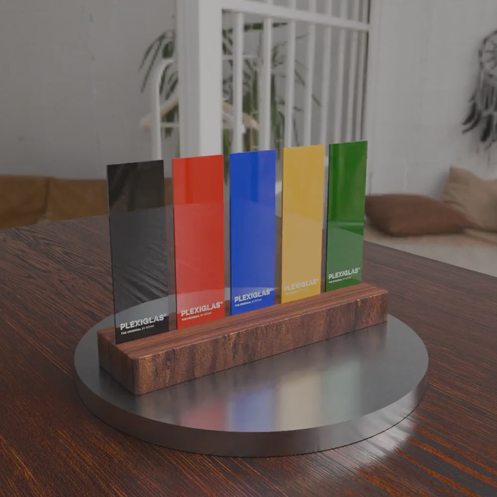 PLEXIGLAS® / Acrylplatten – Rot, Blau, Schwarz, Gelb, Grün