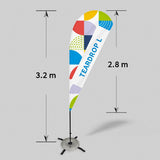 Tränenflagge L - Spy Werbetechnik